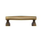 M Marcus Heritage Brass Deco Design Cabinet Handle 96mm Centre to Centre